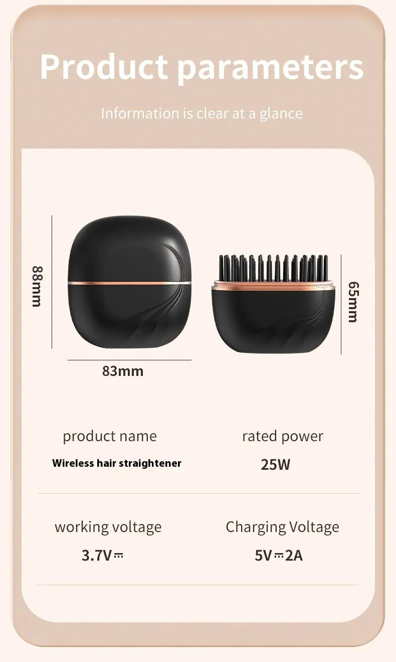 Wandii Hair Straightener & Curler Comb